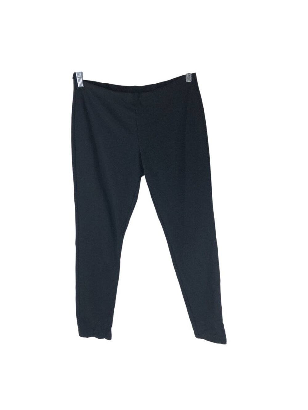 Eileen Fisher Black Stretch Knit Pants Womens M Pull On Skinny